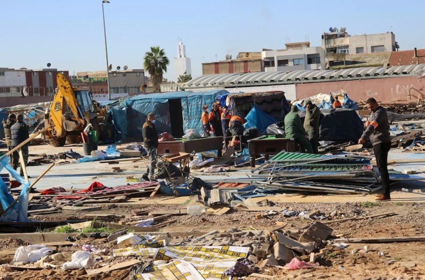 العثور على جثة متفحمة أثناء إخلاء القوات العمومية لفضاء ''بكار'' بمحاذاة المحطة الطرقية "لأولاد زيان" من المهاجرين في وضعية غير قانونية